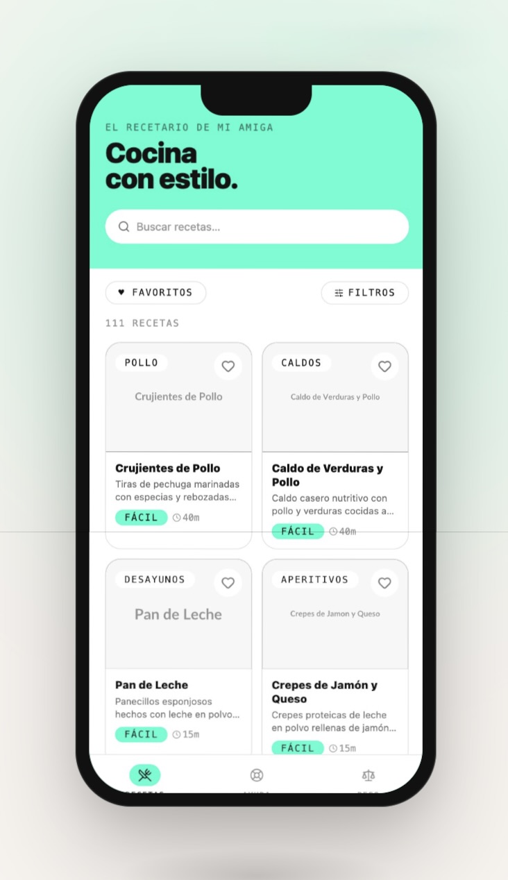 El Recetario de mi amiga